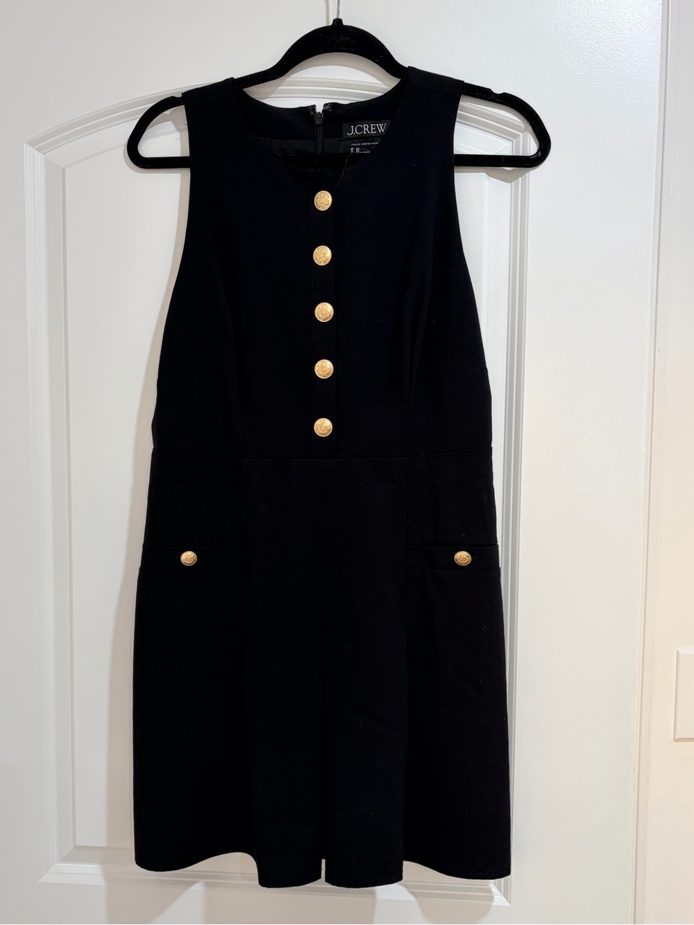 J. Crew Tollegno 1900 Italian Stretch Wool Dress